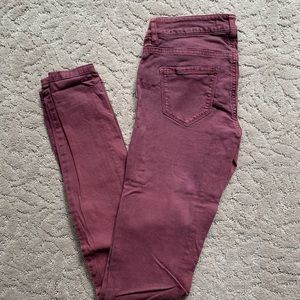 Maroon Jeggings